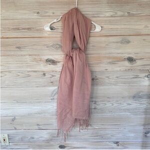 NWOT Lacoste Dusty Rose Scarf $128